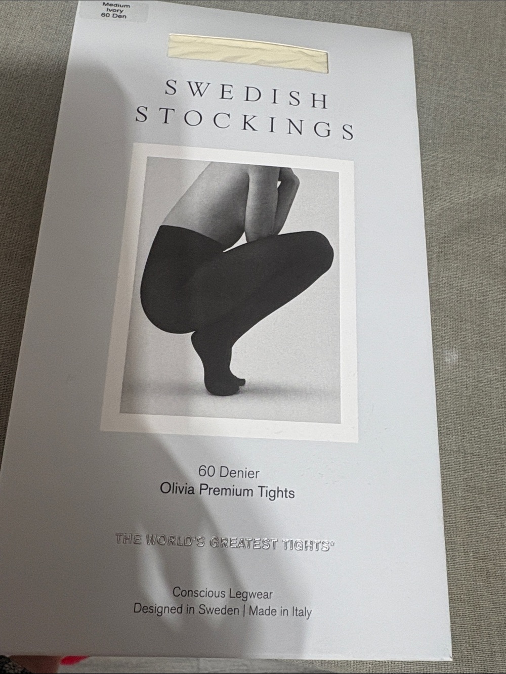 Free People Black Tights — Swedish Stockings 60 Denier